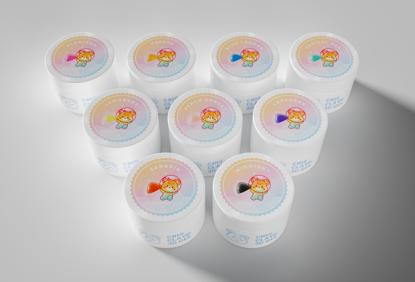 CRIS CLAY • KOREAN JELLY 3D GEL SINGLE 10g