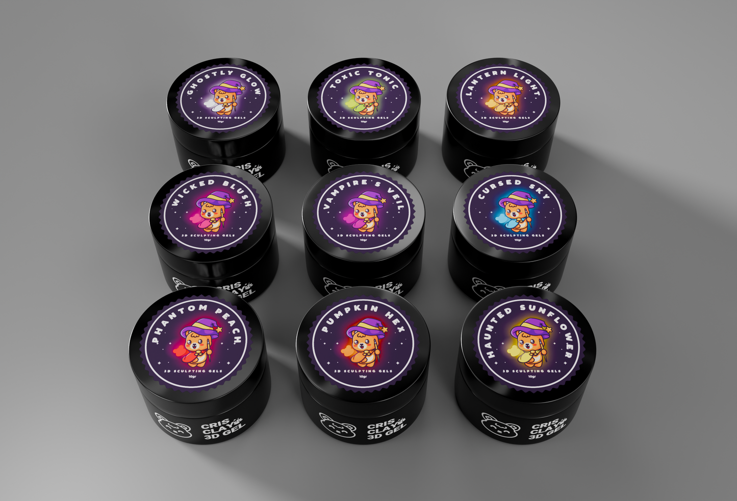 CRIS CLAY • GLOW IN THE DARK 3D GEL SINGLE 10g