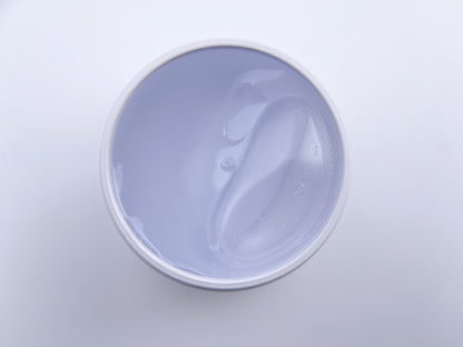 Close-up texture of Cris Clay Clear 3D Gel – transparent firm sculpting gel for 3D nail designs