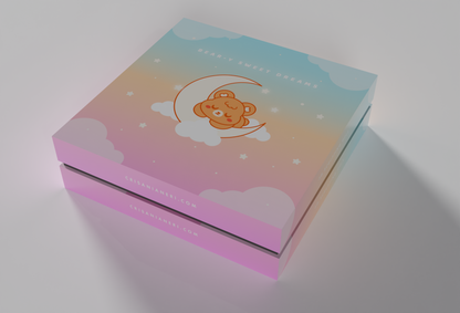 Cris Clay Pastel 3D Sculpting Gel Collection 8 x 10 g box – kawaii packaging for 3D nail art gels