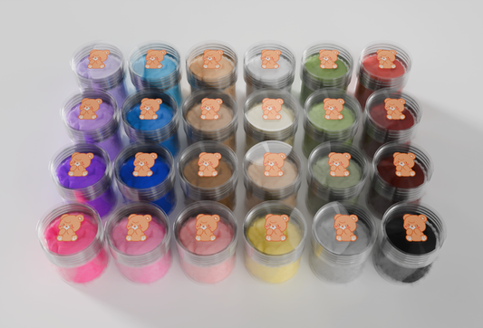 Flocking Powder 24-Colors Set