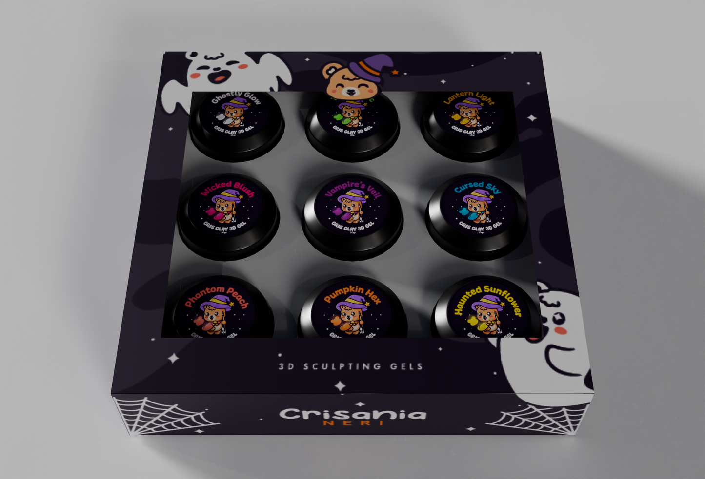 CRIS CLAY - HALLOWEEN GLOW IN THE DARK COLLECTION 10ML