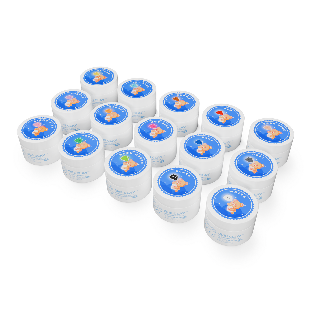 Cris Clay™ Classic 3D Sculpting Gel Collection