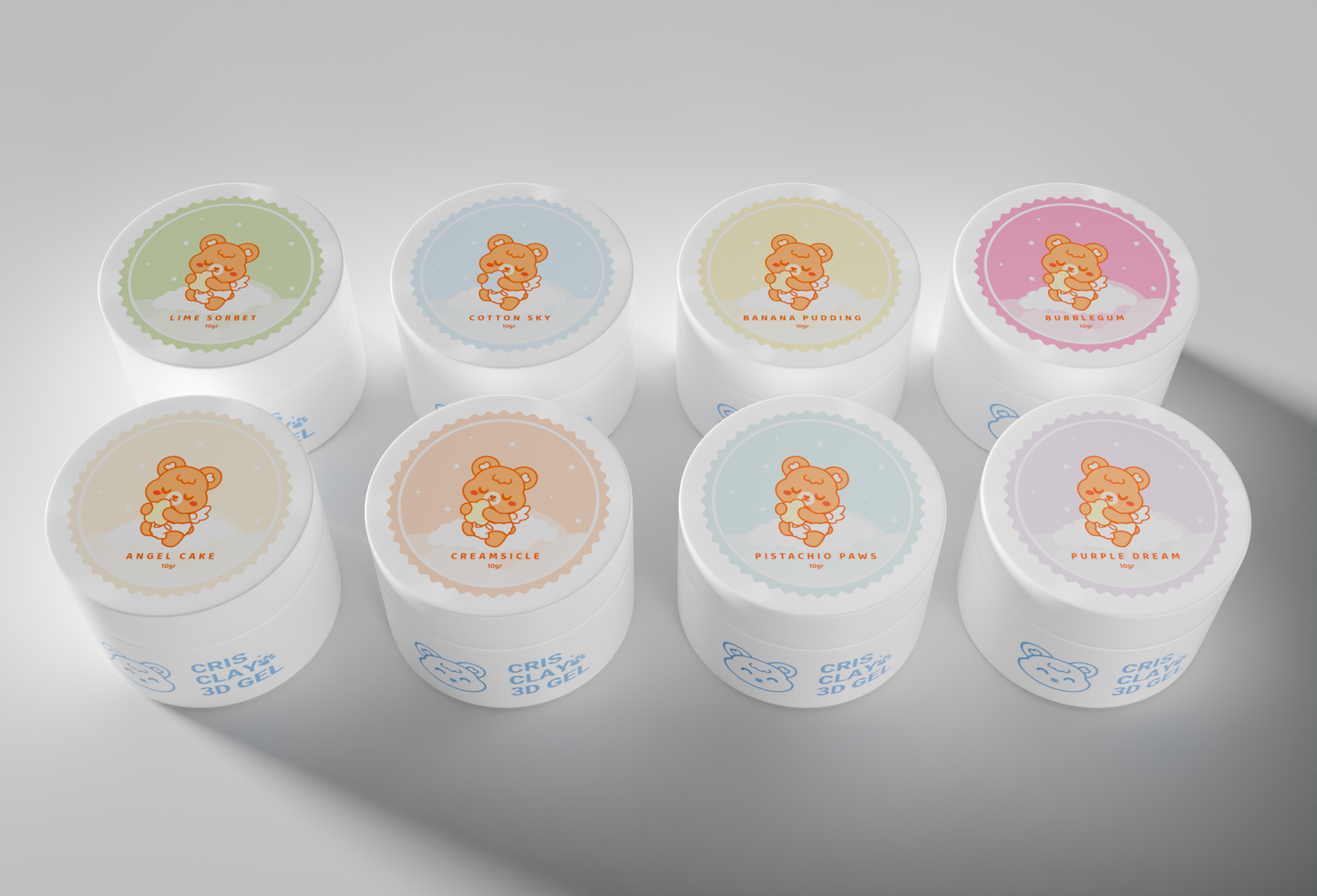 CRIS CLAY • PASTEL 3D GEL SINGLE 10g
