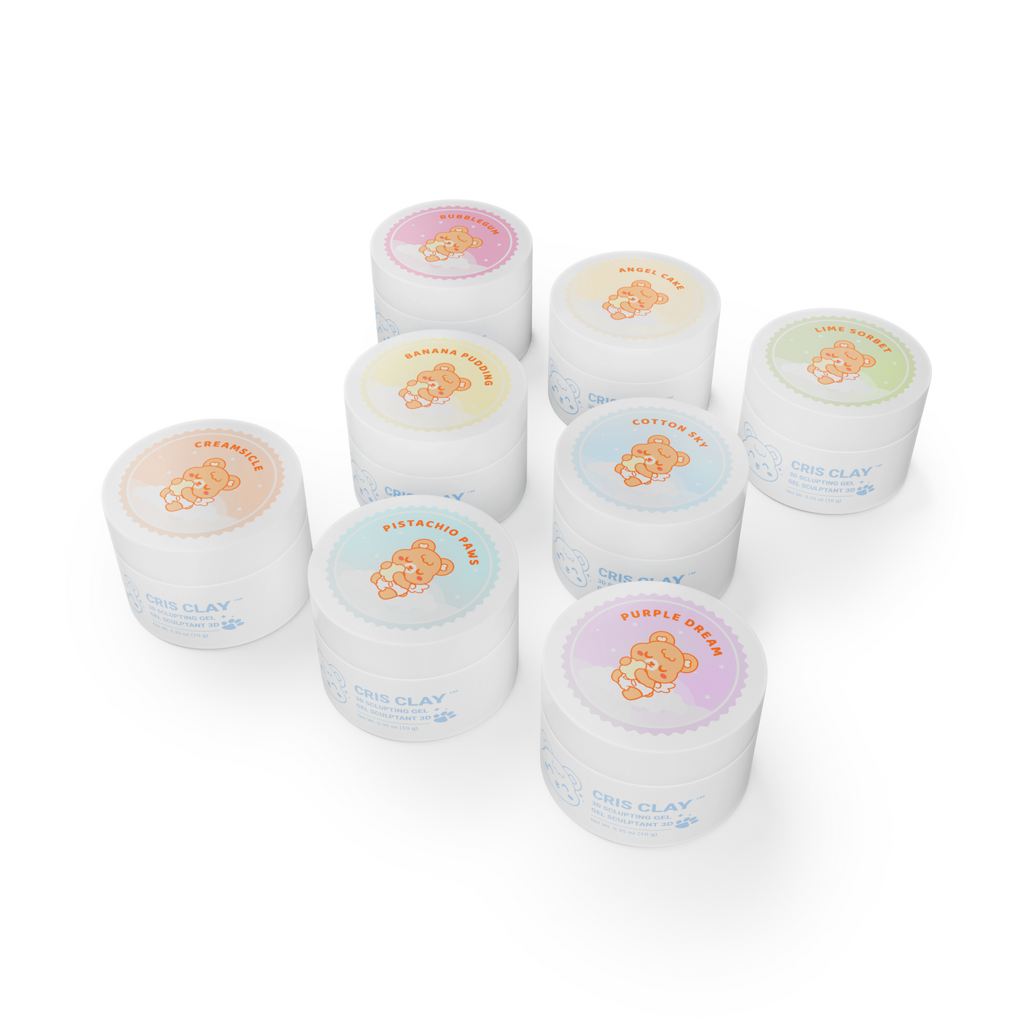 Cris Clay™ Beary Sweet Dreams 3D Sculpting Gel Collection