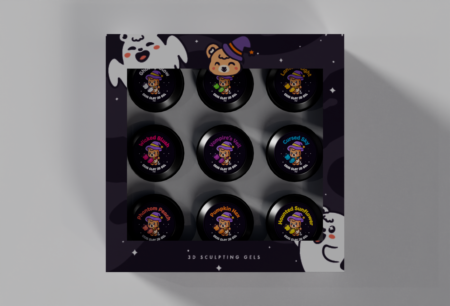 CRIS CLAY - HALLOWEEN GLOW IN THE DARK COLLECTION 10ML