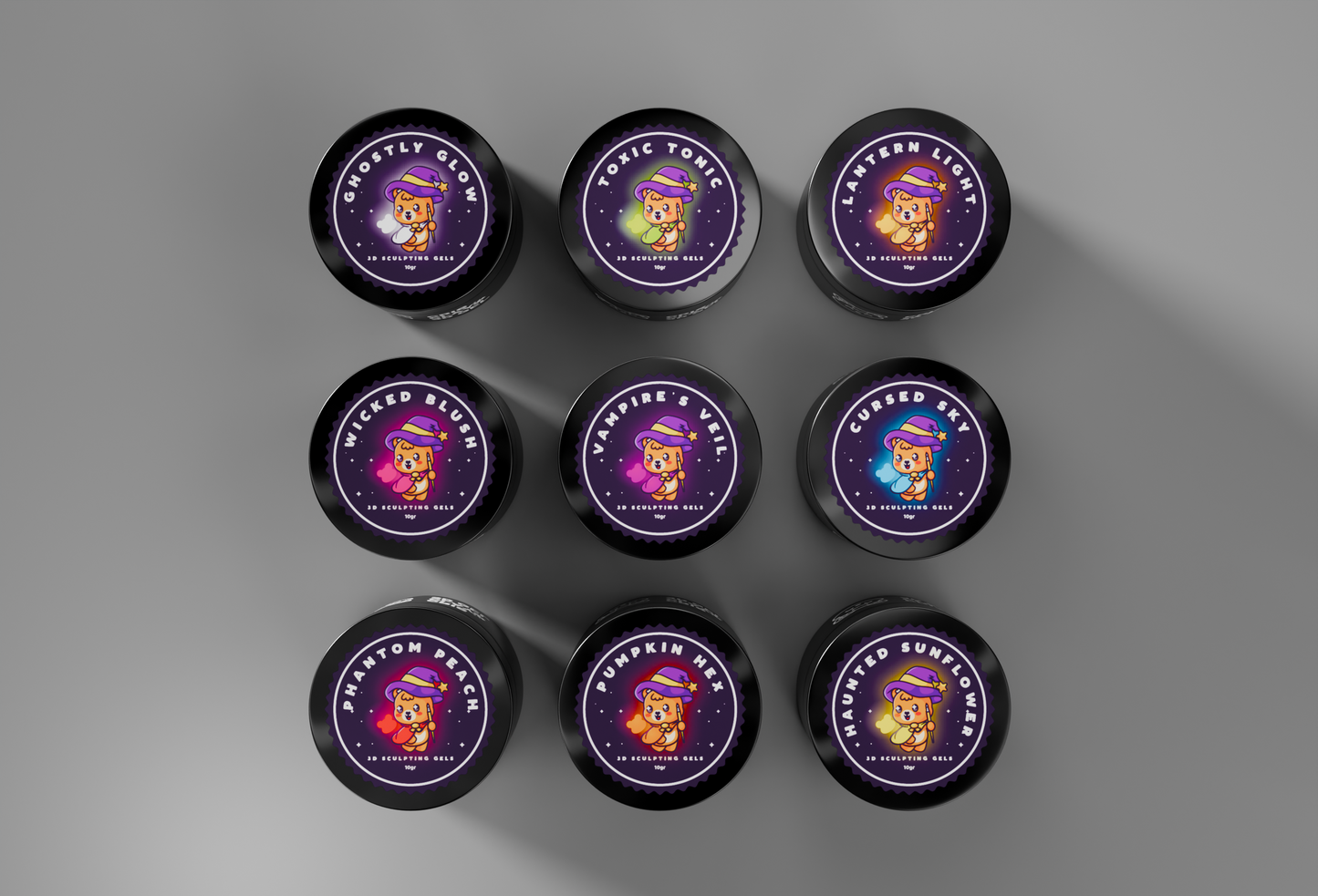 CRIS CLAY • GLOW IN THE DARK 3D GEL SINGLE 10g