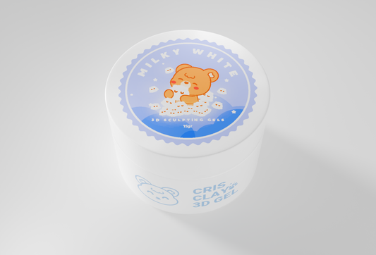 CRIS CLAY • KOREAN MILKY WHITE 3D GEL 15g