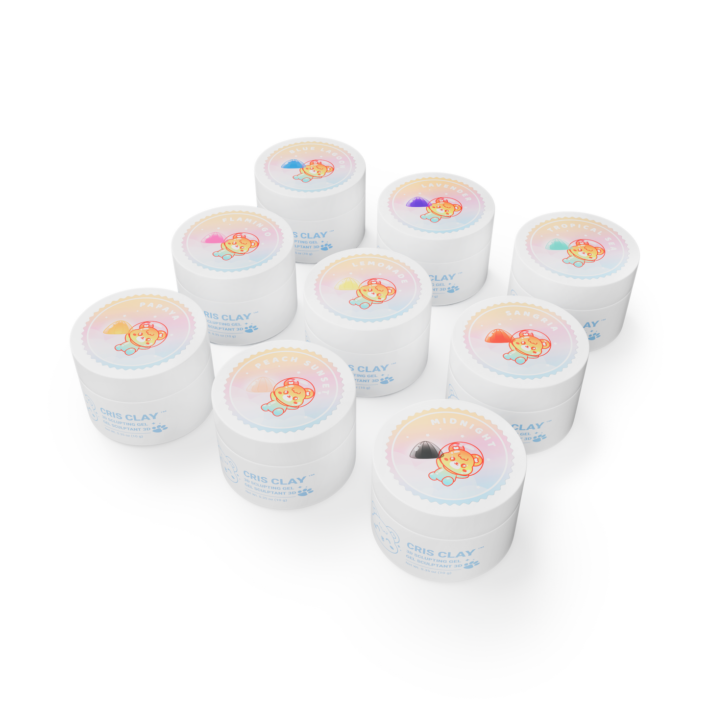 Cris Clay™ Jelly 3D Sculpting Gel Collection