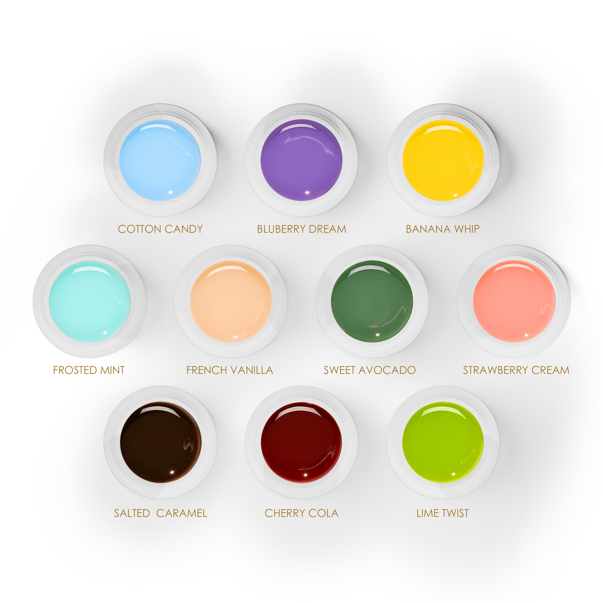 Cris Clay™ Milkshakes 3D Sculpting Gel Collection