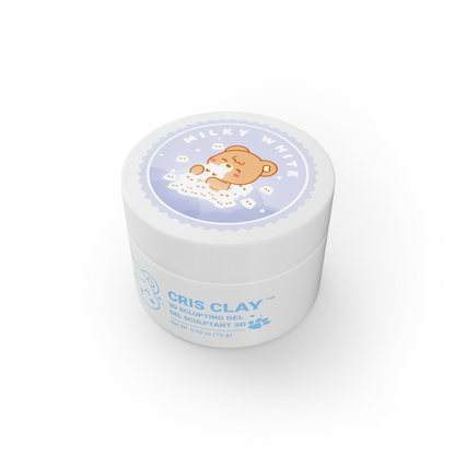 Cris Clay™ Milky White 3D Sculpting Gel (15g)