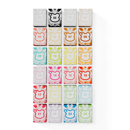 Pat Art Gel Palette (24 Colors)