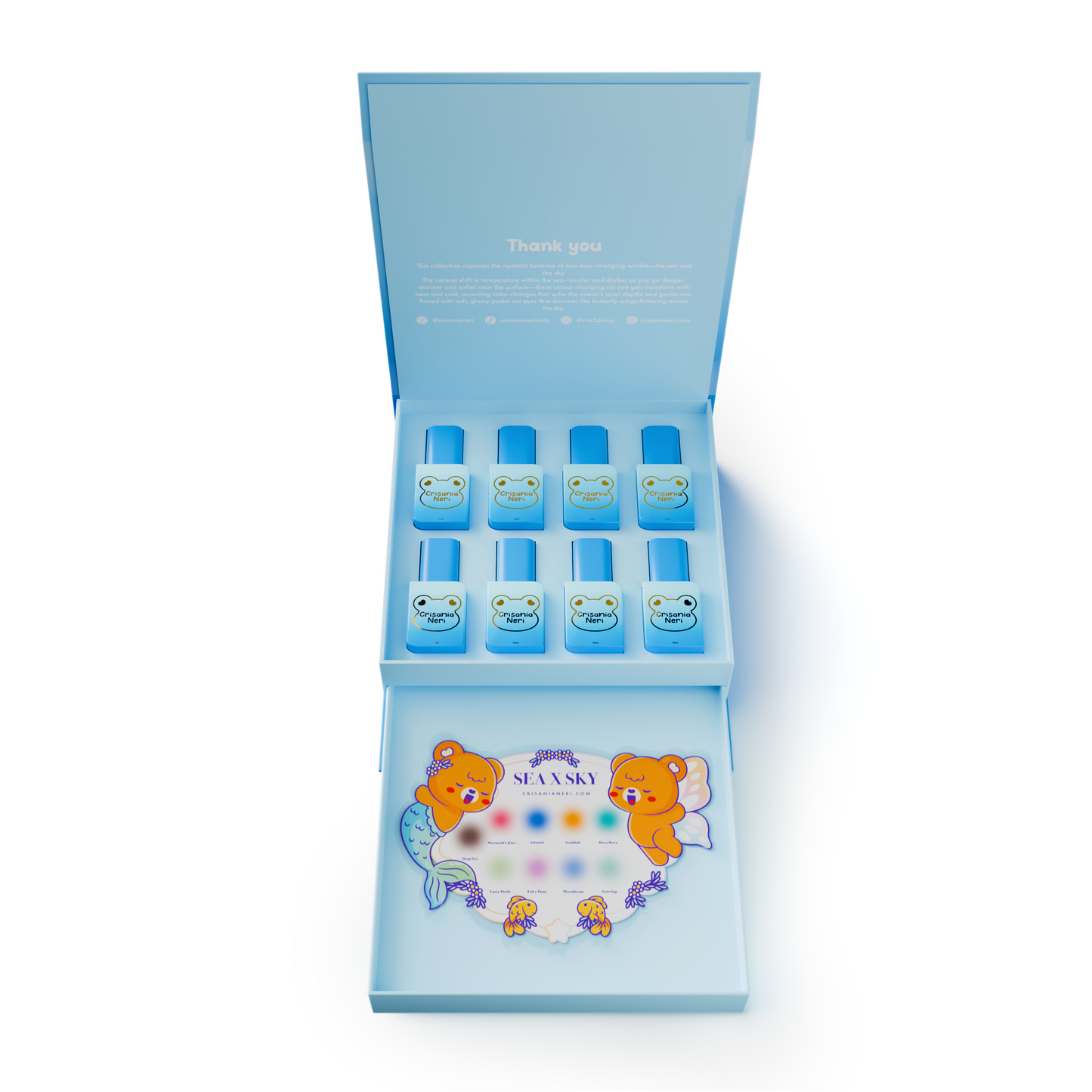 Sea x Sky – Magnetic Cat Eye Gel Color Collection