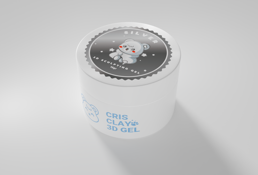 Cris Clay – Silver 3D Sculpting Gel – 15 g
