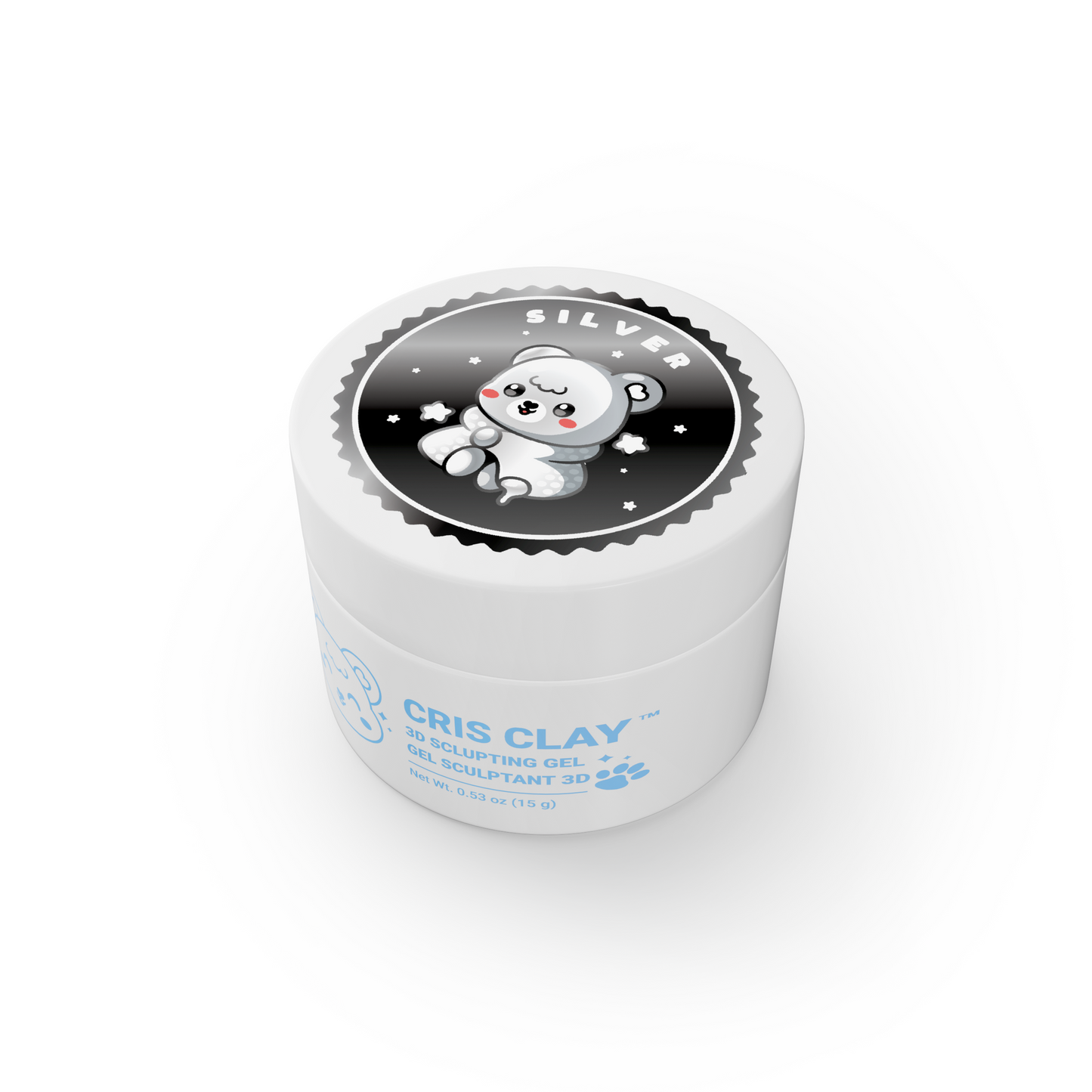 Cris Clay™ Silver 3D Sculpting Gel (15g)