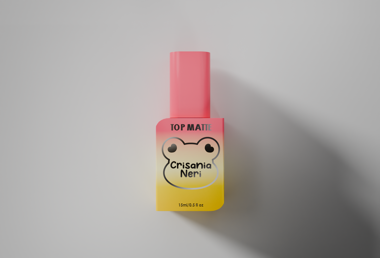 Top Matte non-wipe matte top coat 15 ml with box – Crisania Neri gel top coat made in Japan for nail art
